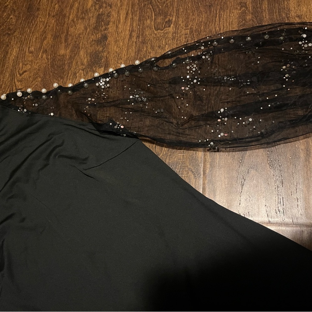 SHEIN - Elegant Dress With Split Sleeves - Picture 4 of 6